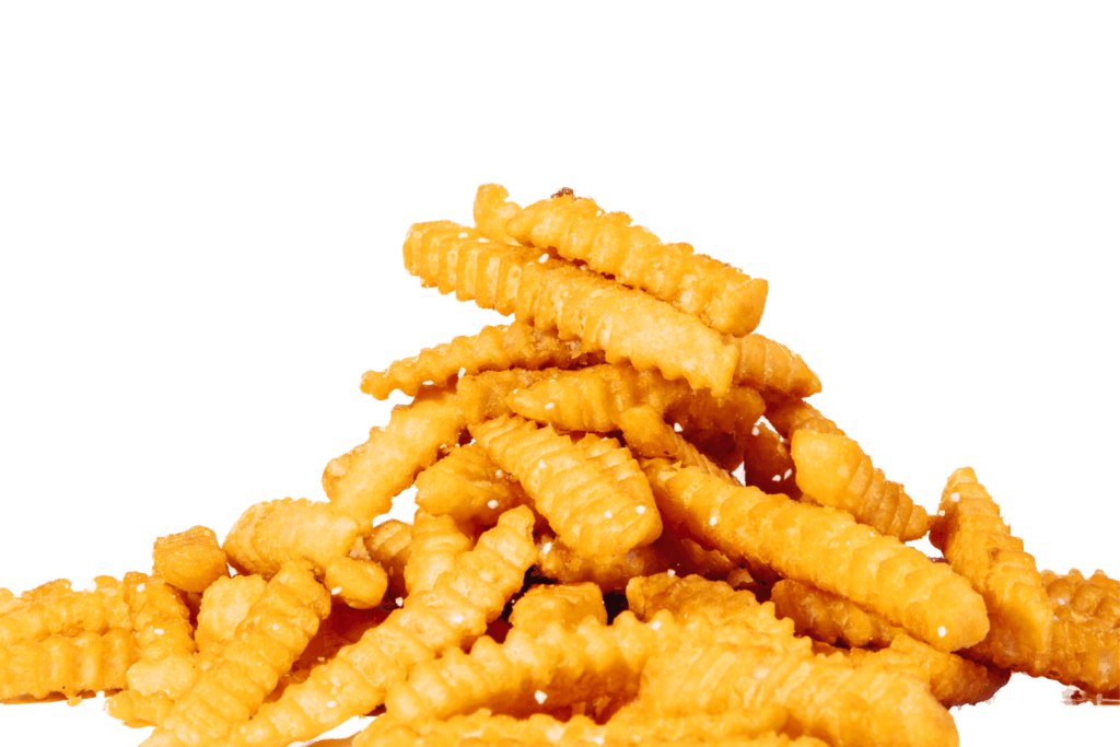 Fries pile